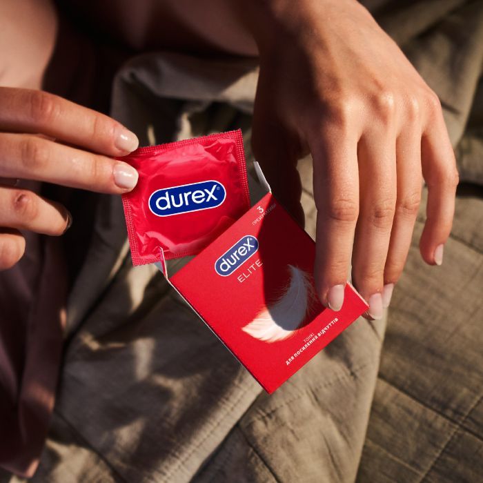 Презервативы Durex Elite с силиконовой смазкой (тонкие) 12 шт. (5010232954229) изображение 5