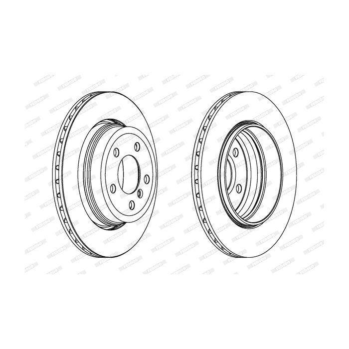 Тормозной диск FERODO DDF1297C-1