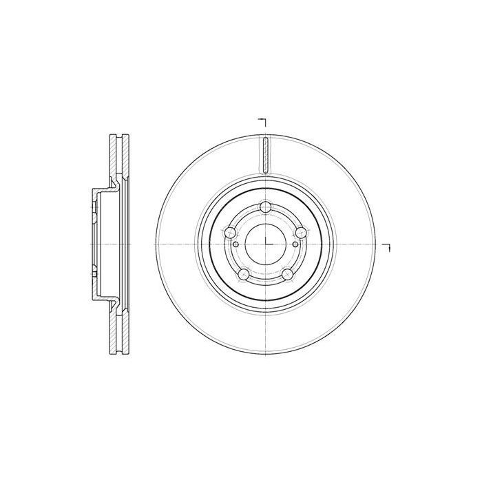 Тормозной диск REMSA 61092.10