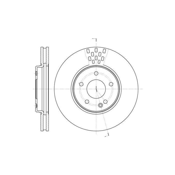 Тормозной диск REMSA 6556.10