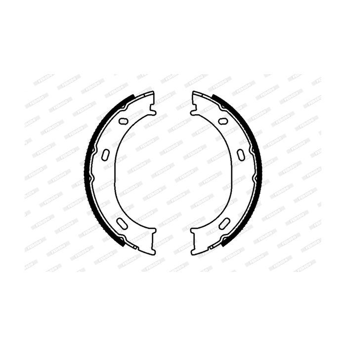 Гальмівні колодки FERODO FSB624 зображення 2