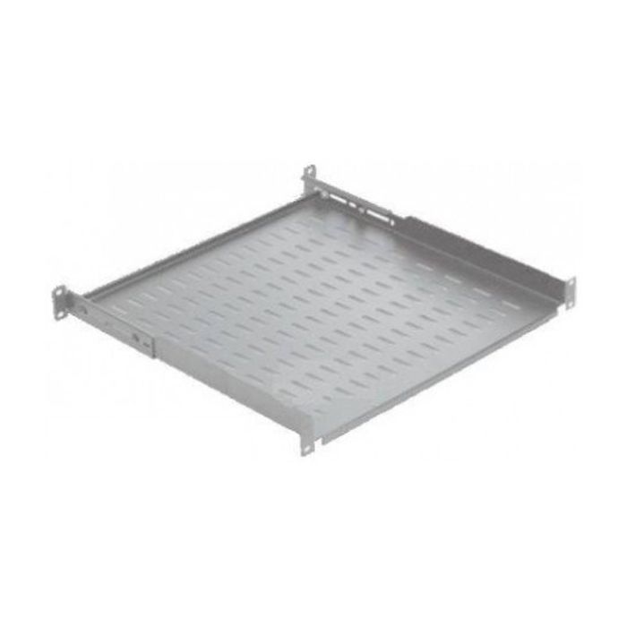 Полка 19" 1U глуб. 450-540мм, регулируемая RAL 7035 Mirsan (MR.HRM1U45.02)