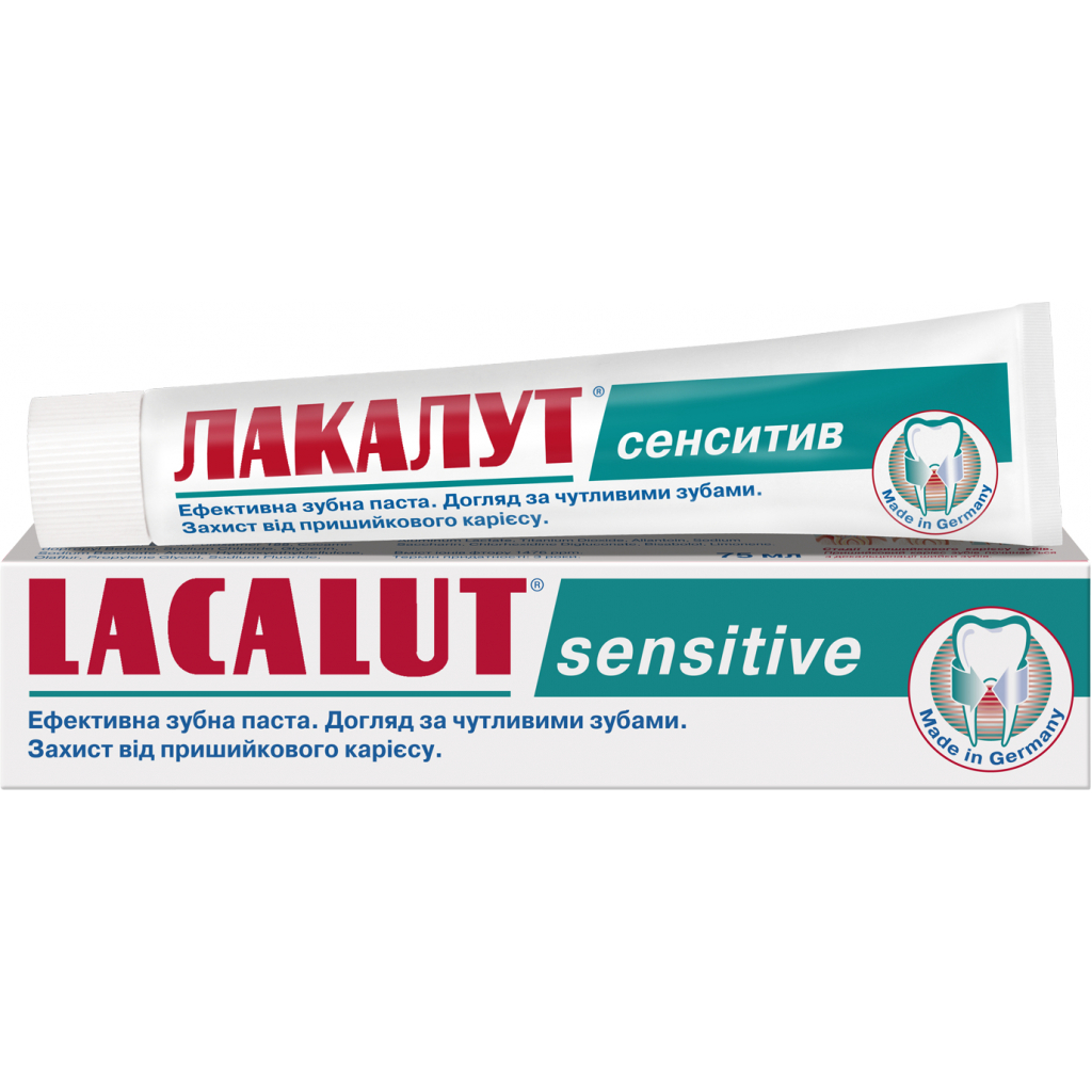 Зубная паста Lacalut sensitive 50 мл (4010439201325)