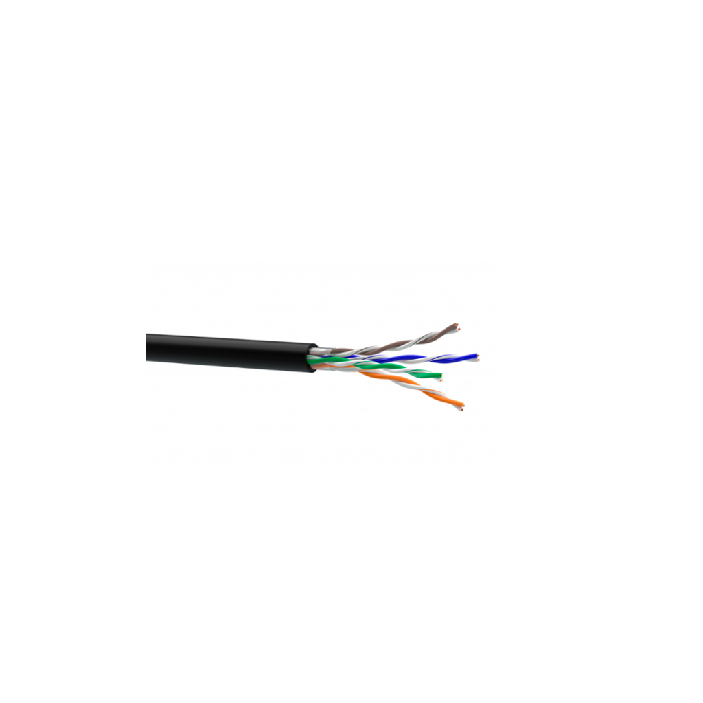 Кабель мережевий OK-Net UTP 305м cat.5e 4х2х0,49 зовнішній (КПП-ВП (100) 4х2х0,49)