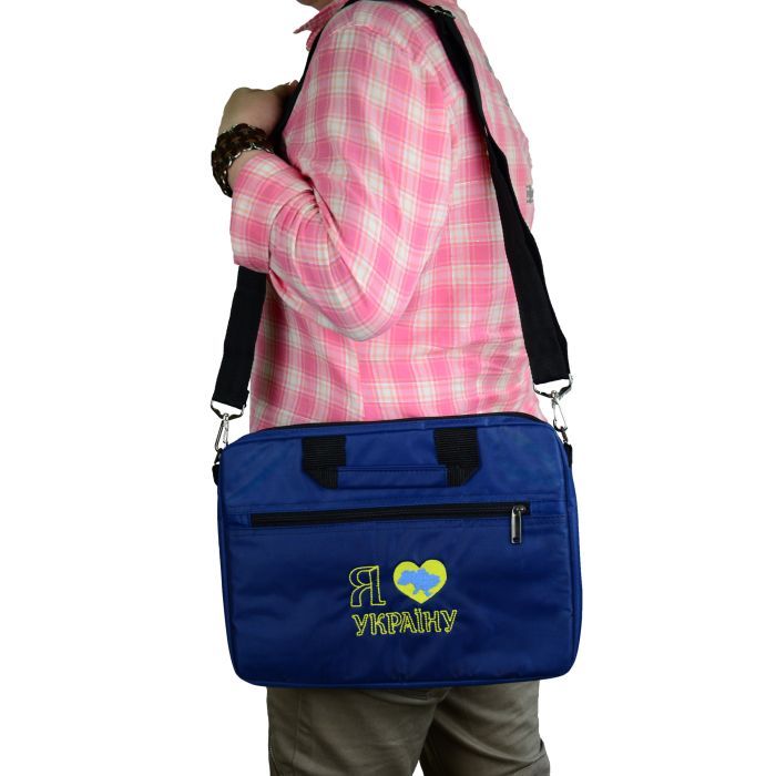 Сумка для ноутбука Porto 13.3'' PN13DB LoveUkraine DarkBlue (PN13DB_LoveUkr) изображение 7
