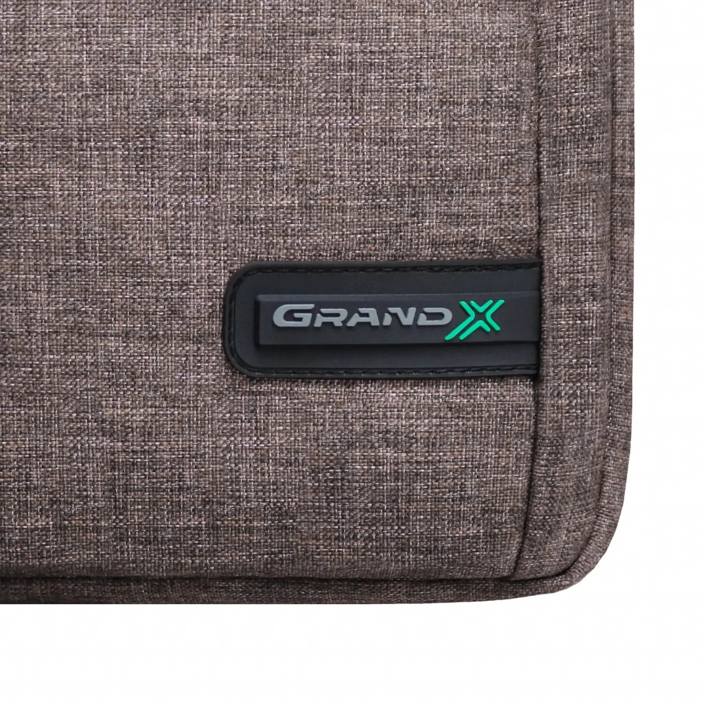 Сумка для ноутбука Grand-X 14'' SB-148 soft pocket Brown (SB-148B) изображение 7