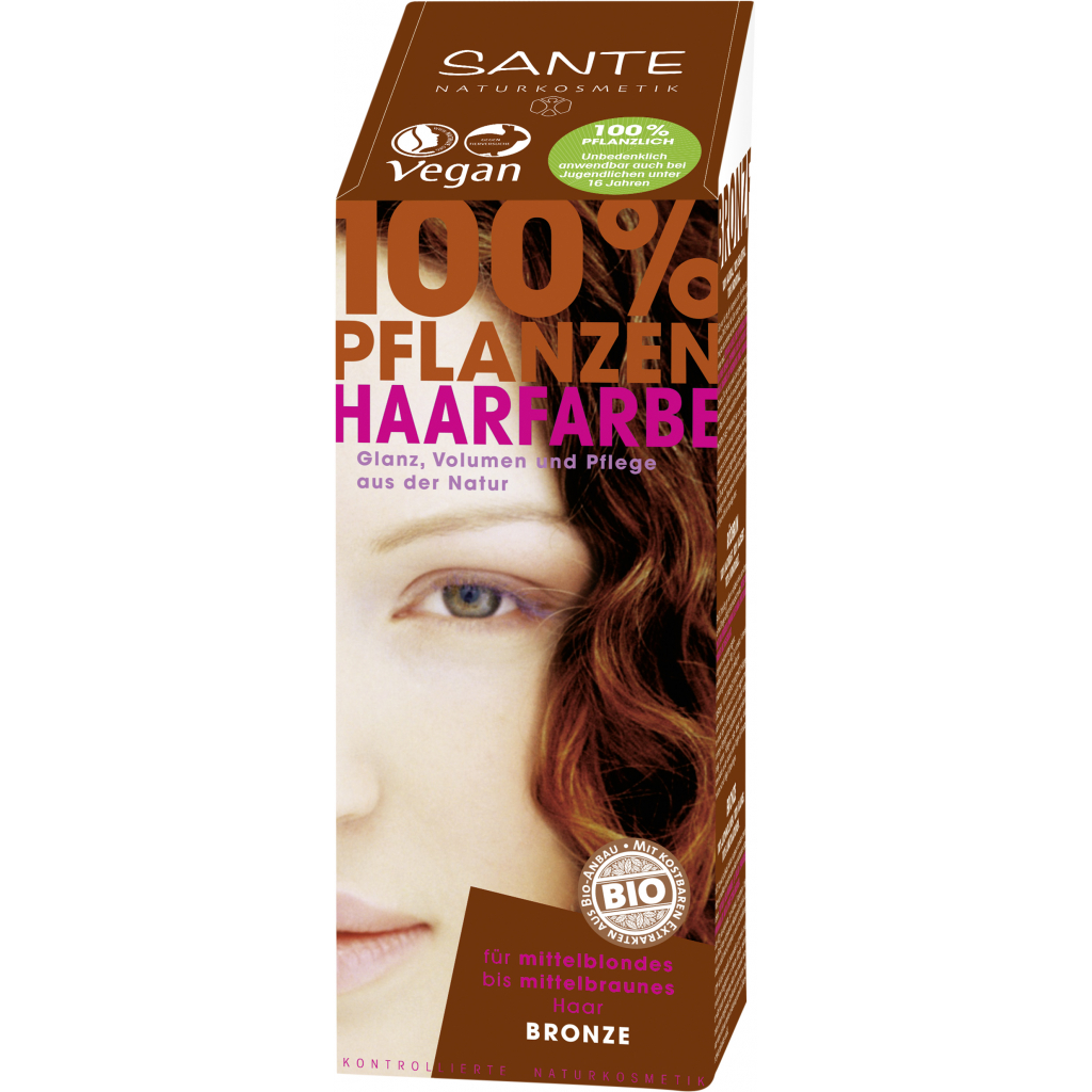 Краска для волос Sante растительная Бронза/Bronze 100 г (4025089041825)