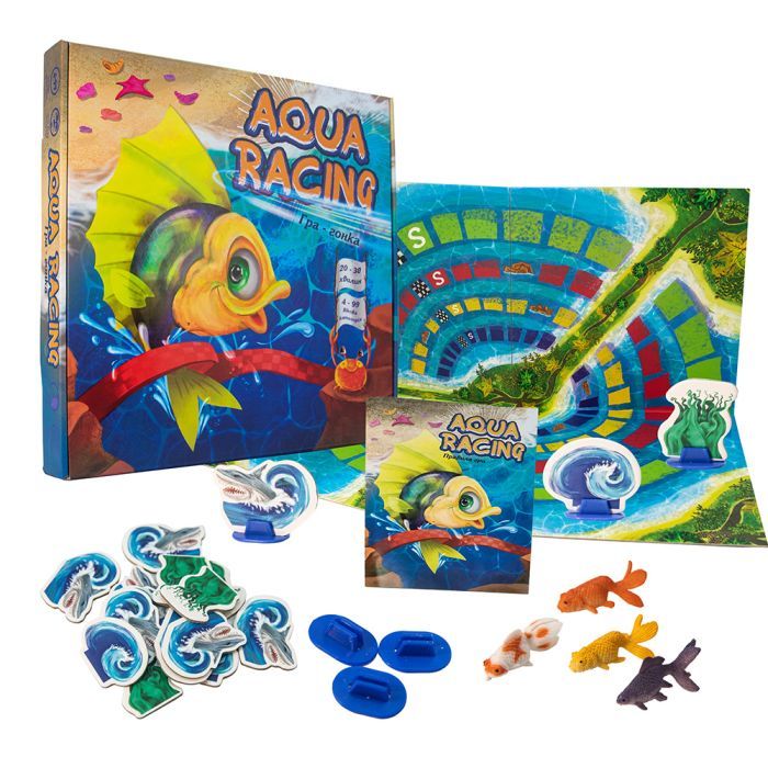 Настольная игра Strateg Aqua racing (українська мова) (30416) изображение 2