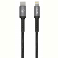 Фото - Кабель T-Phox Дата  USB-C to Lightning 1.0m Black\Gray   T-CL833 (T-CL833)