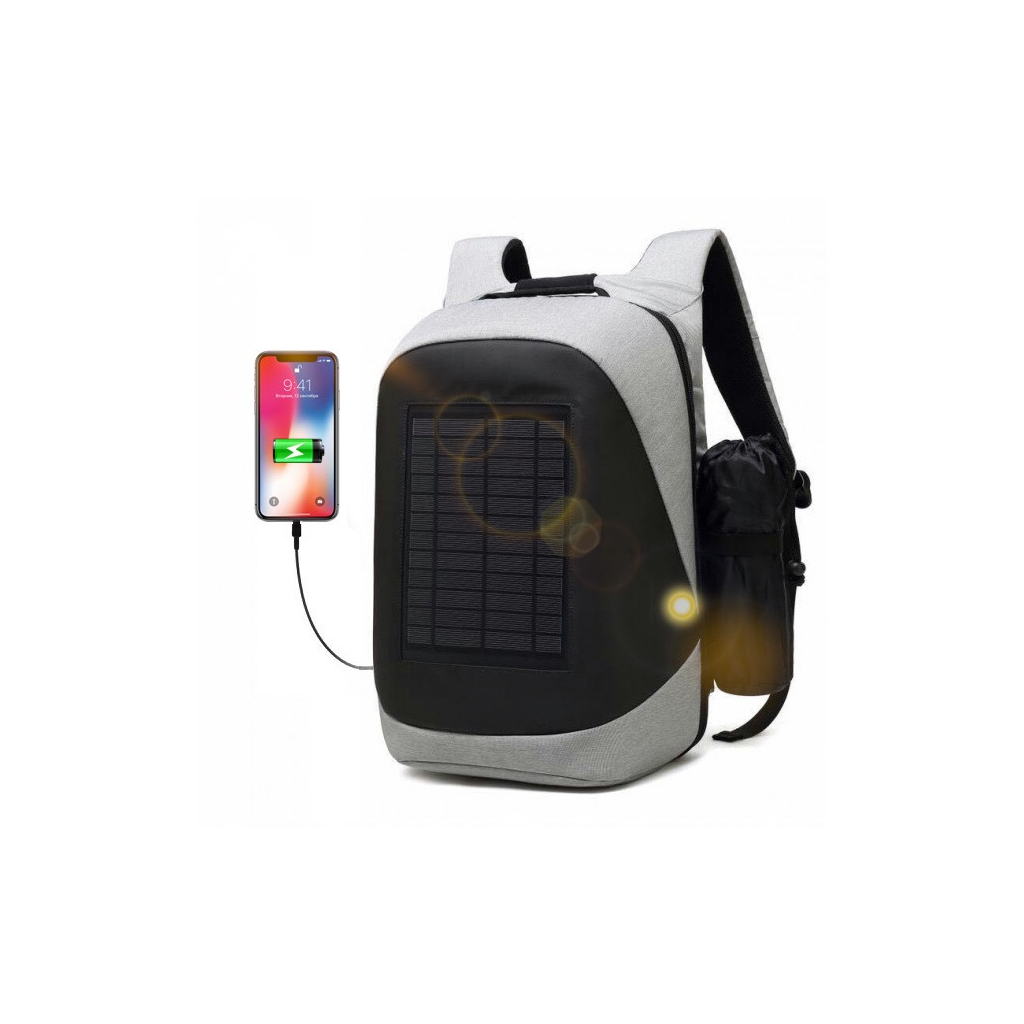 Рюкзак для ноутбука UFT 15.6" SBP1 Solar Backpack Black/Grey (UFTSBP1)