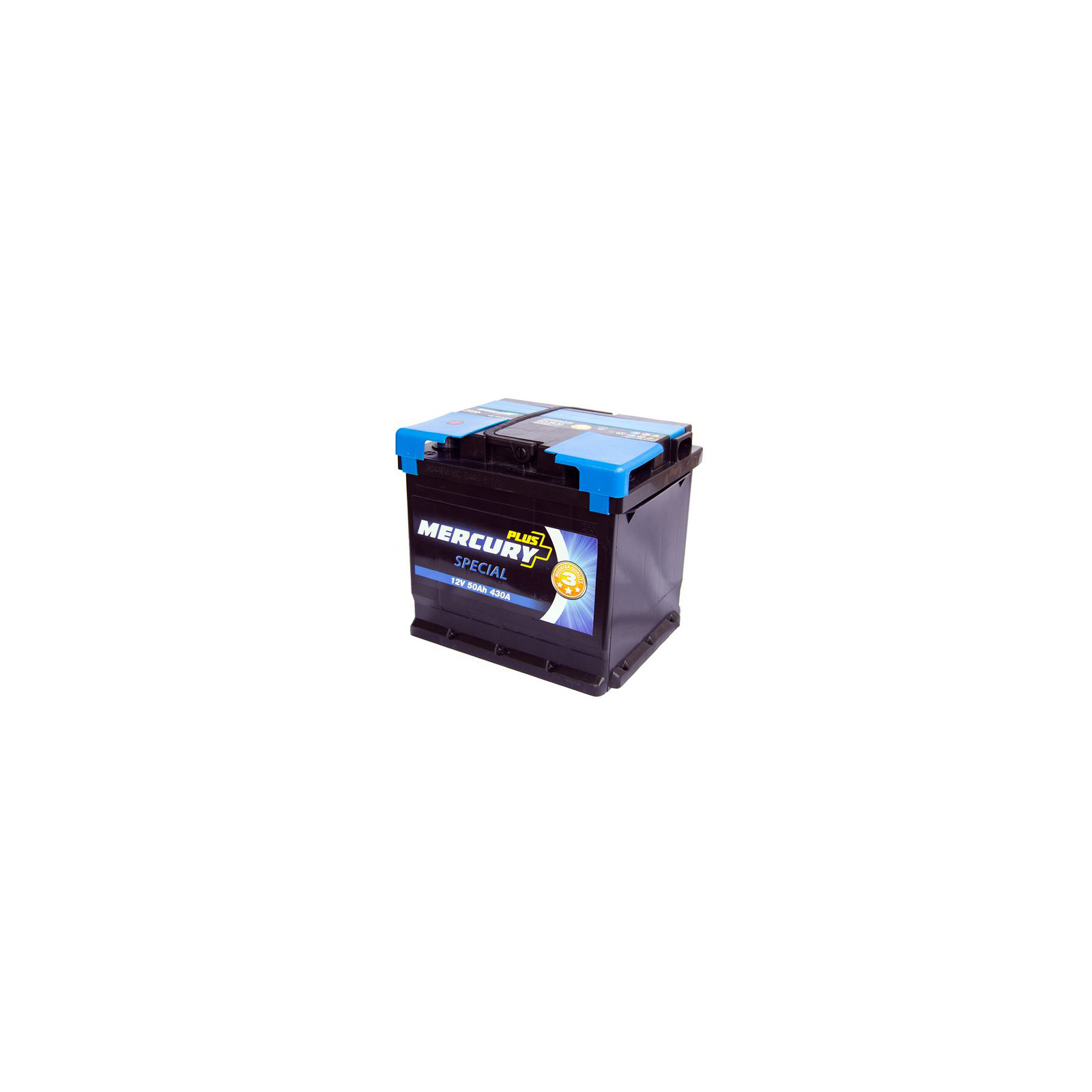 Аккумулятор автомобильный MERCURY battery SPECIAL Plus 50Ah (P47297) изображение 3