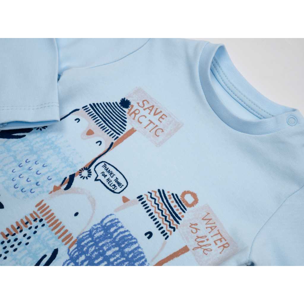 Набір дитячого одягу Tongs велюровий (4024-74B-blue) зображення 5