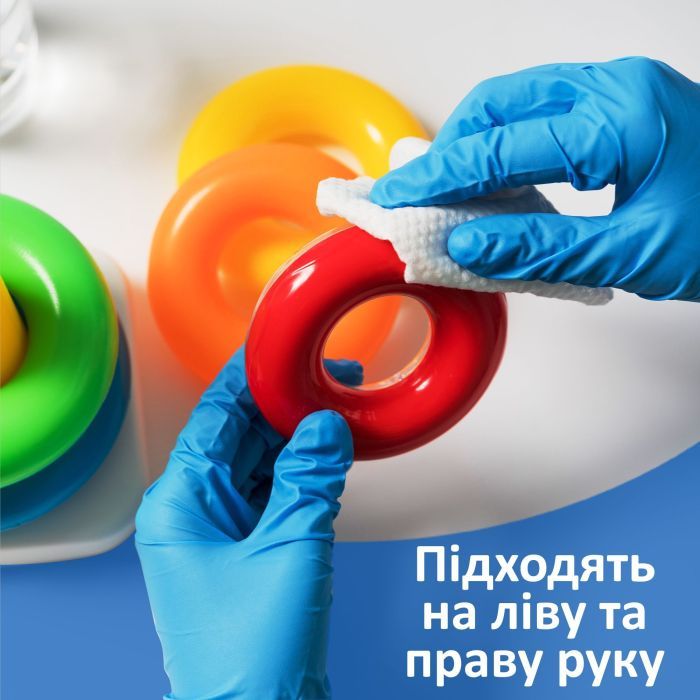 Перчатки хозяйственные Фрекен БОК Нитриловые M 10 шт. (4820048482783) изображение 5