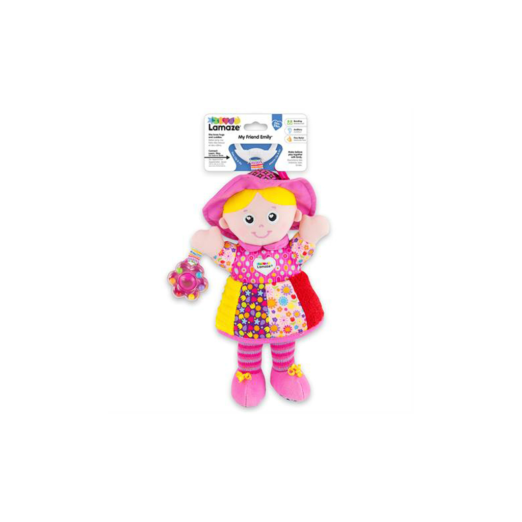 Іграшка на коляску Lamaze Лялька Емілі з брязкальцем (L27026) зображення 2