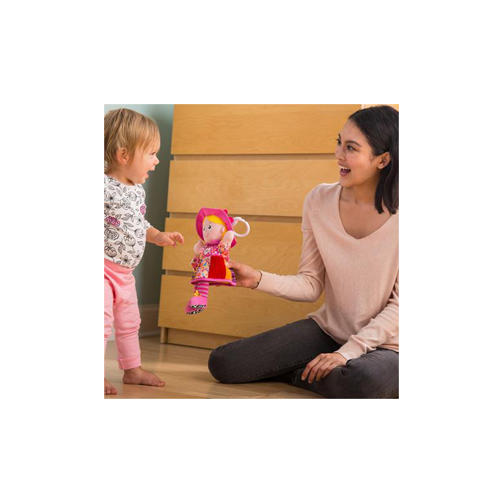 Іграшка на коляску Lamaze Лялька Емілі з брязкальцем (L27026) зображення 3