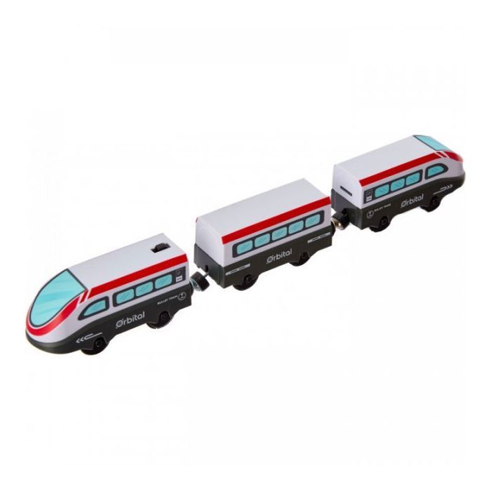 Залізниця ZIPP Toys Міський експрес 80 деталей, червоний (AU1885) зображення 2