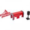Залізниця ZIPP Toys Міський експрес 80 деталей, червоний (AU1885) зображення 6