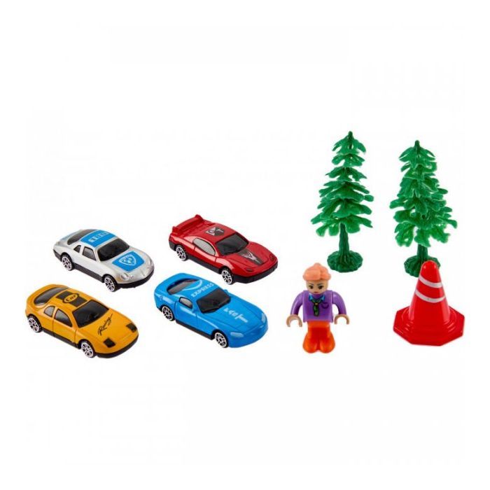 Залізниця ZIPP Toys Міський експрес 80 деталей, червоний (AU1885) зображення 7