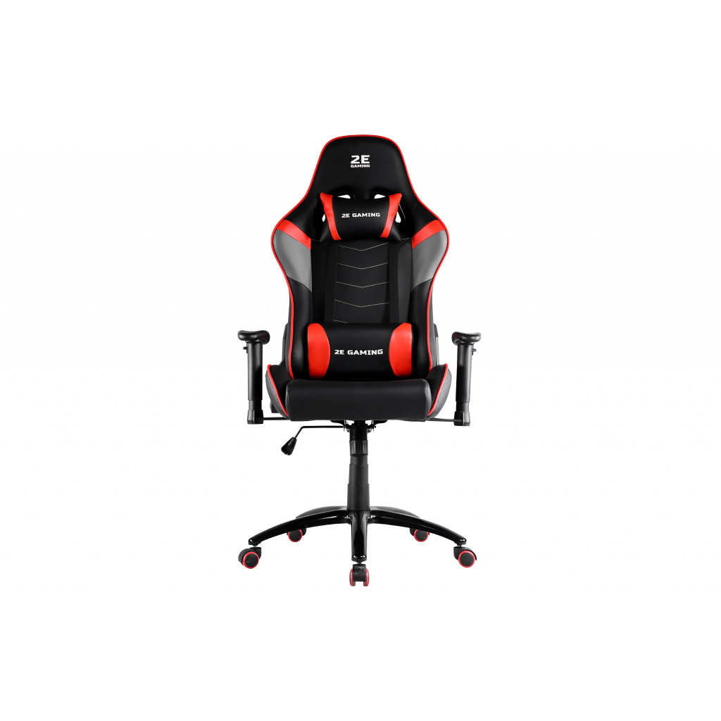 Крісло ігрове 2E GAMING Chair BUSHIDO Black/Red (2E-GC-BUS-BKRD) зображення 3