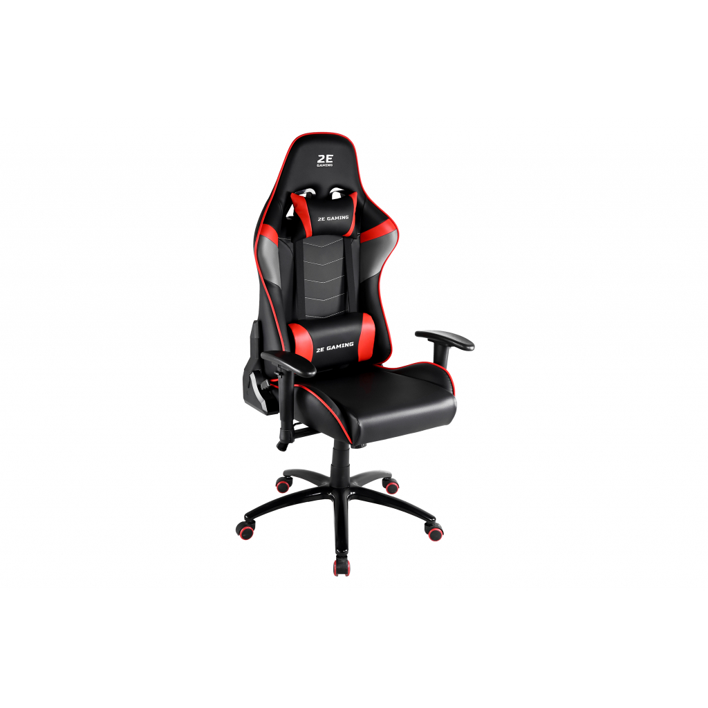 Крісло ігрове 2E GAMING Chair BUSHIDO Black/Red (2E-GC-BUS-BKRD) зображення 4