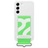 Чехол для мобильного телефона Samsung Silicone with Strap Cover Galaxy S22 White (EF-GS901TWEGRU)