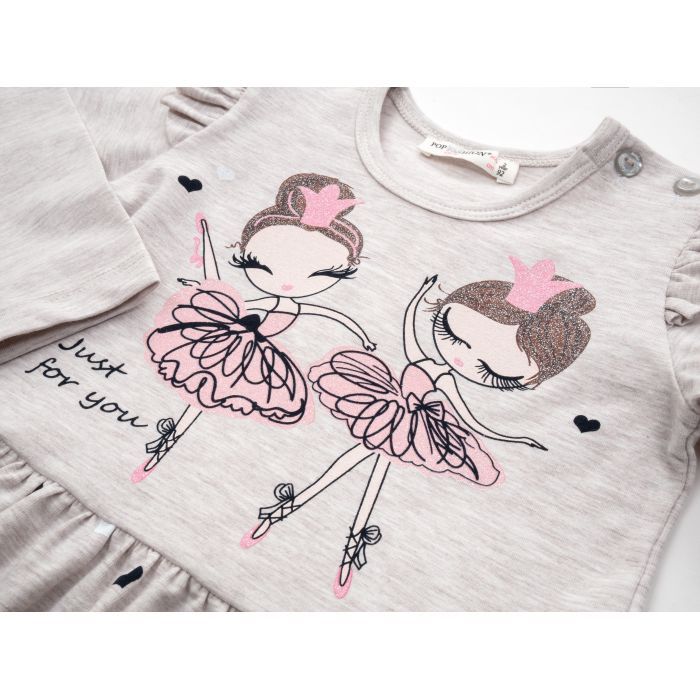 Плаття дитяче POP FASHION з балеринками (6711-92G-beige) зображення 3