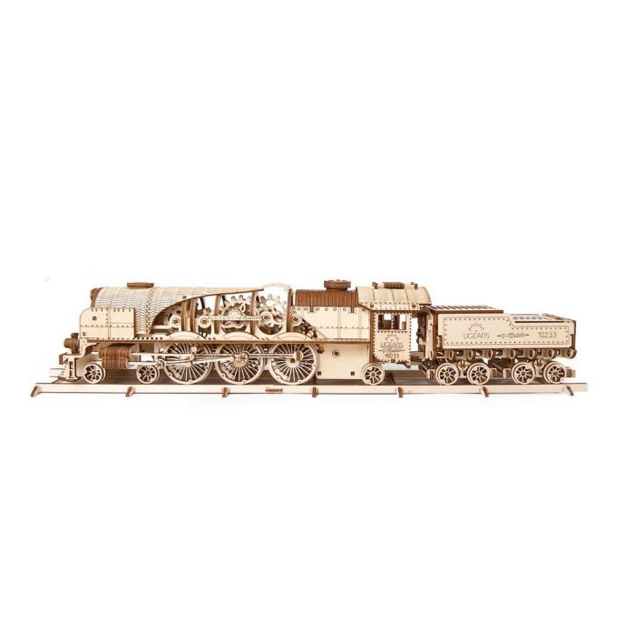 Конструктор Ugears Локомотив с тендером V-Экспресс (70058) изображение 3