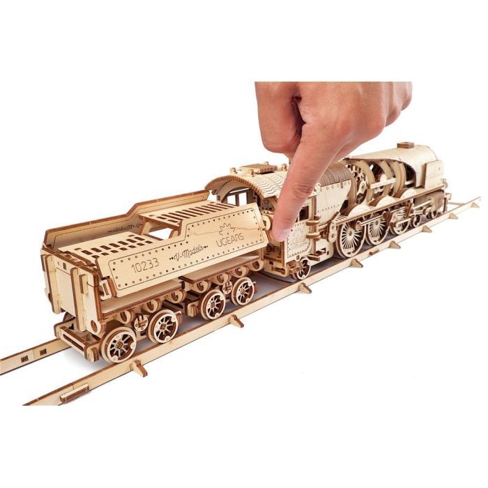 Конструктор Ugears Локомотив с тендером V-Экспресс (70058) изображение 7