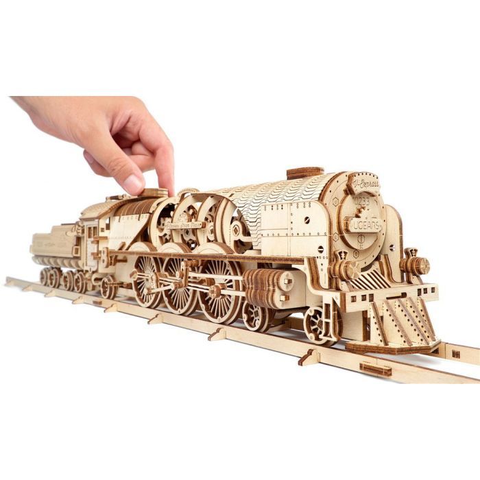 Конструктор Ugears Локомотив с тендером V-Экспресс (70058) изображение 8