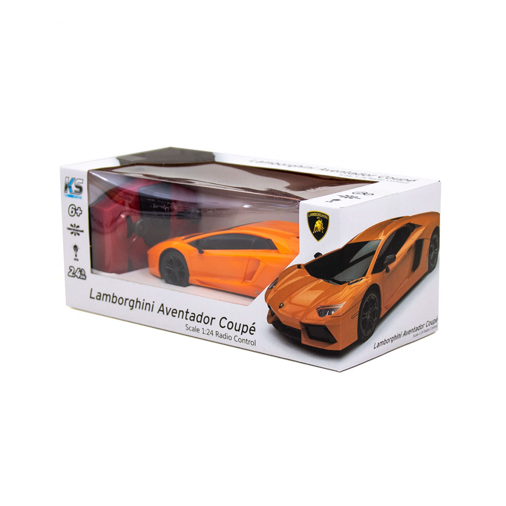 Радиоуправляемая игрушка KS Drive Lamborghini Aventador LP 700-4 (1:24, 2.4Ghz, черный) (124GLBB) изображение 8