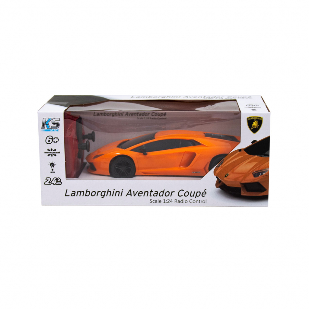 Радіокерована іграшка KS Drive Lamborghini Aventador LP 700-4 (1:24, 2.4Ghz, оранжевий) (124GLBO) зображення 9