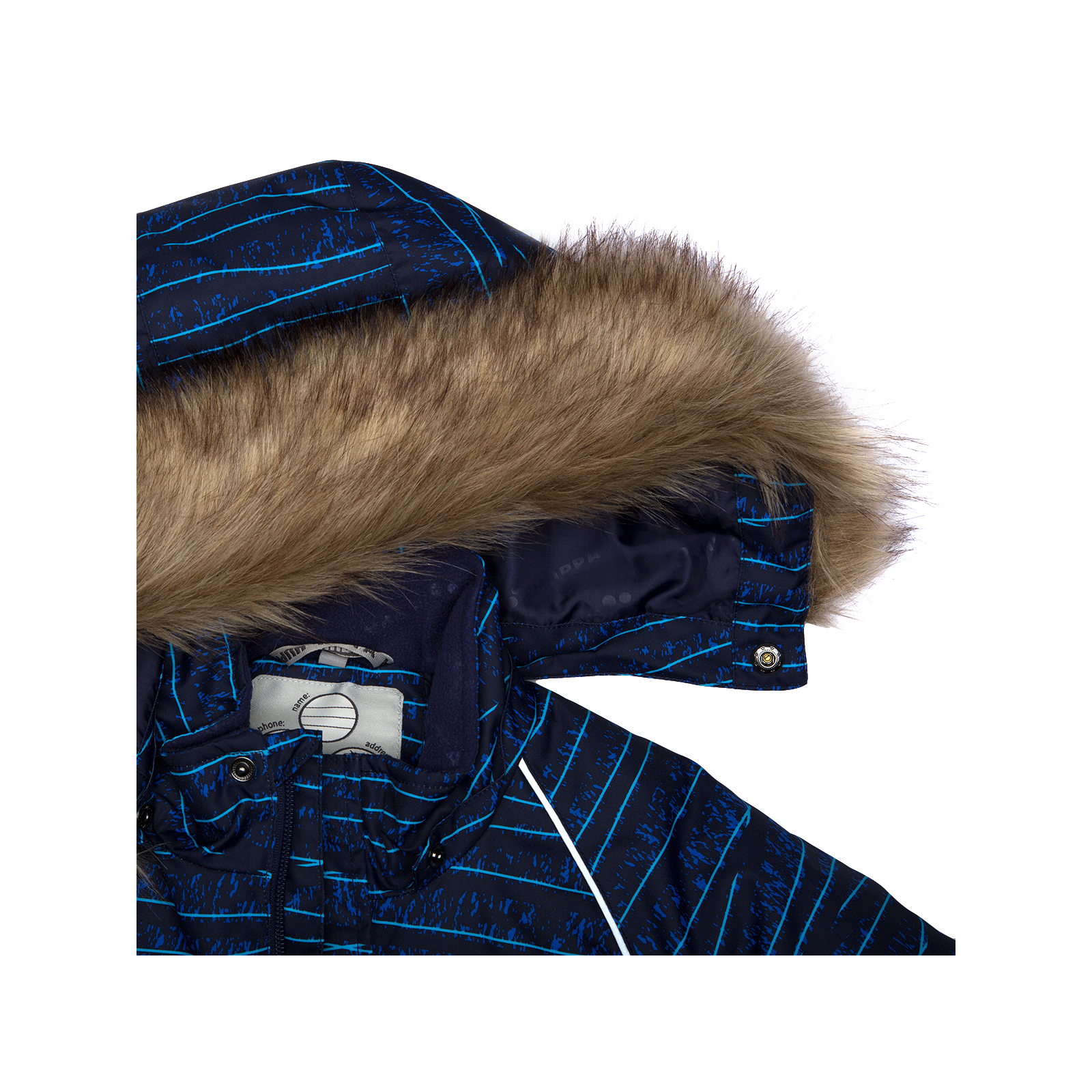 Куртка Huppa MARINEL 17200030 тёмно-синий с принтом 128 (4741632030831) изображение 4