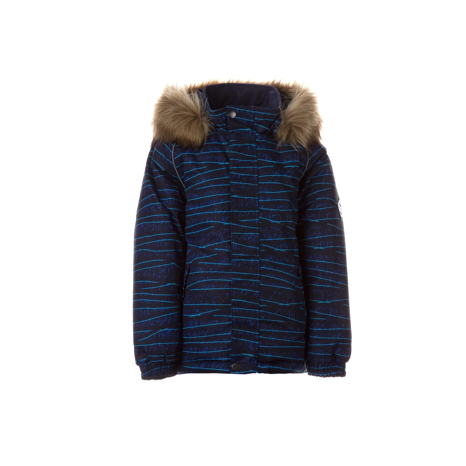 Куртка Huppa MARINEL 17200030 тёмно-синий с принтом 128 (4741632030831)