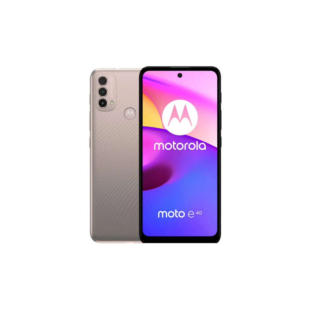 Мобільний телефон Motorola E40 4/64GB Carbon Gray