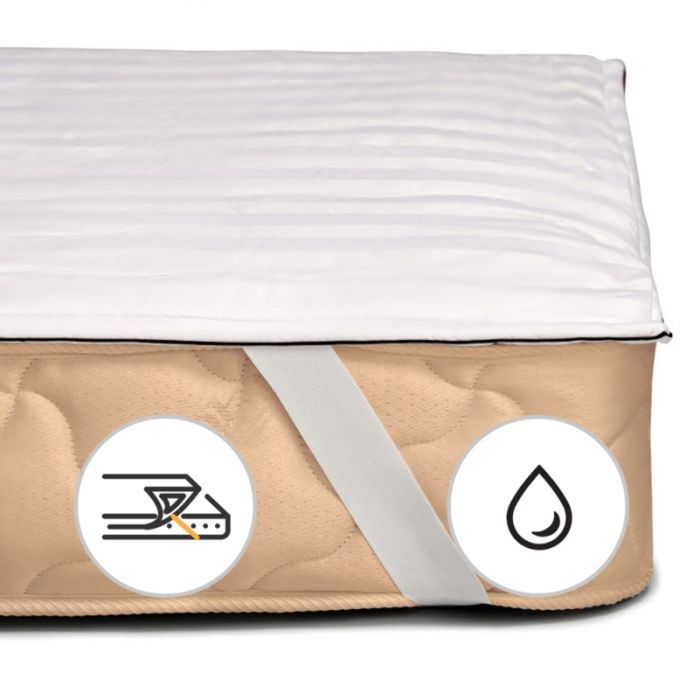 Наматрацник MirSon бавовняний Royal Pearl Waterproof Cotton 272/3 140x200 см (2200000339959) зображення 3