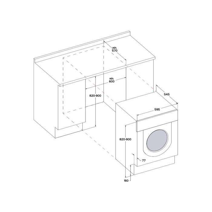 Стиральная машина Whirlpool BIWDWG75148 изображение 3