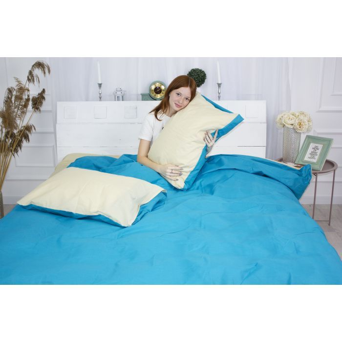 Постільна білизна MirSon Бязь Premium Camillo (12-0712 + 17-4735) 143х210х2 (2200000800404) зображення 5