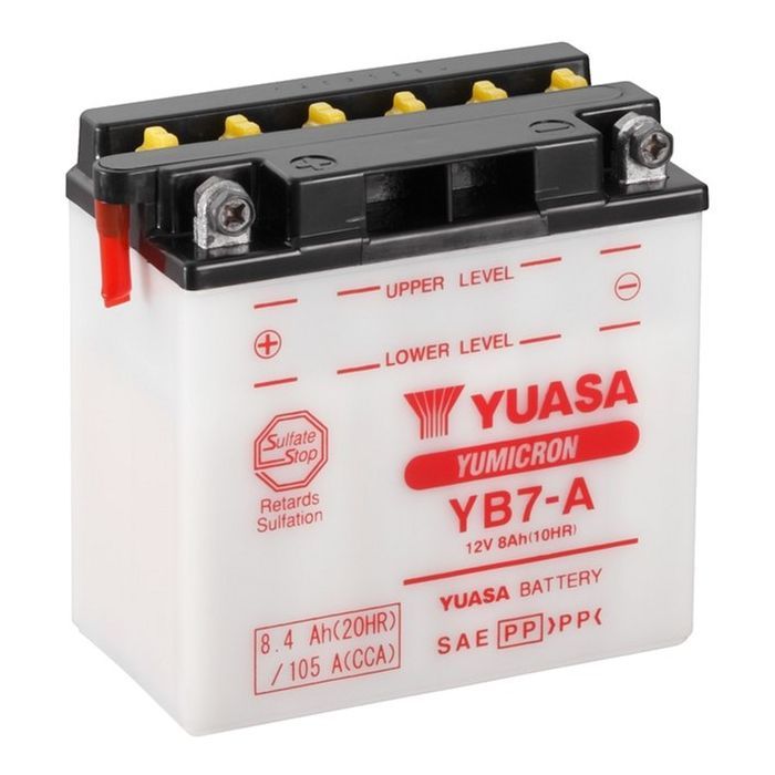 Аккумулятор автомобильный Yuasa 12V 8,4Ah YuMicron Battery (YB7-A)