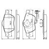 Гальмівні колодки Bosch 0 986 494 050 зображення 3