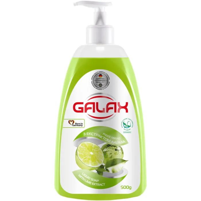 Рідке мило Galax З екстрактом лайма 500 г (4823128000853)