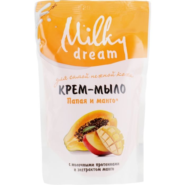 Рідке мило Milky Dream Папая і манго з дозатором 500 мл (4820205300110)