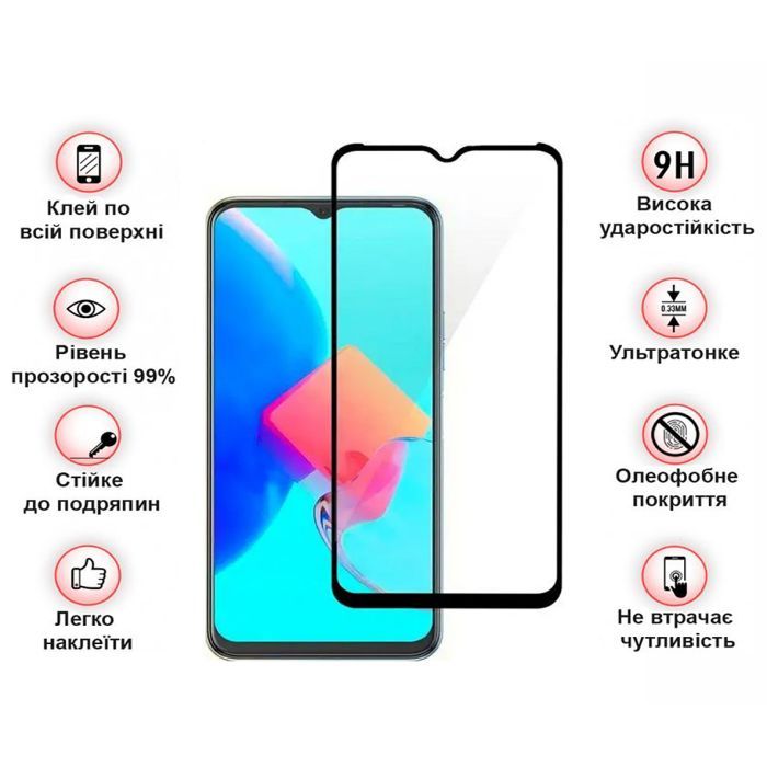 Скло захисне BeCover Tecno Spark 8C (KG5n) Black (708161) зображення 3