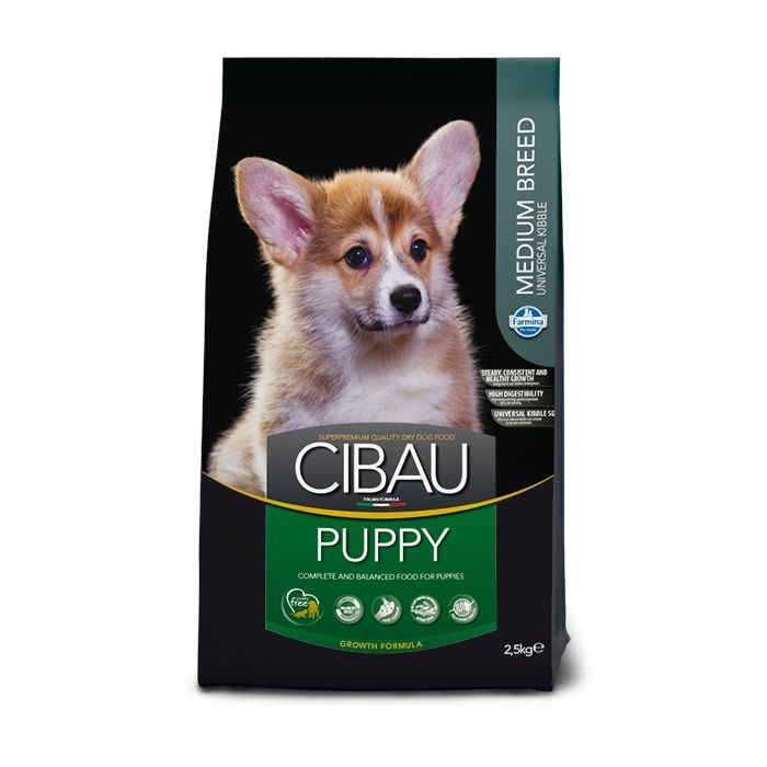 Сухой корм для собак Farmina CIBAU PUPPY MEDIUM с курицей 2.5 кг (8010276030931)