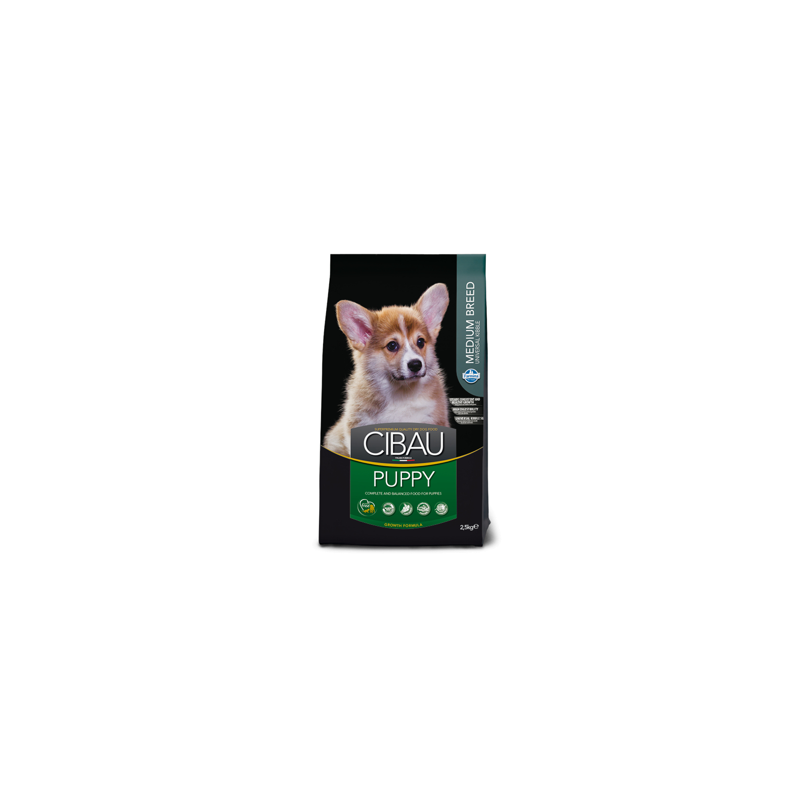 Сухой корм для собак Farmina CIBAU PUPPY MEDIUM с курицей 2.5 кг (8010276030931)