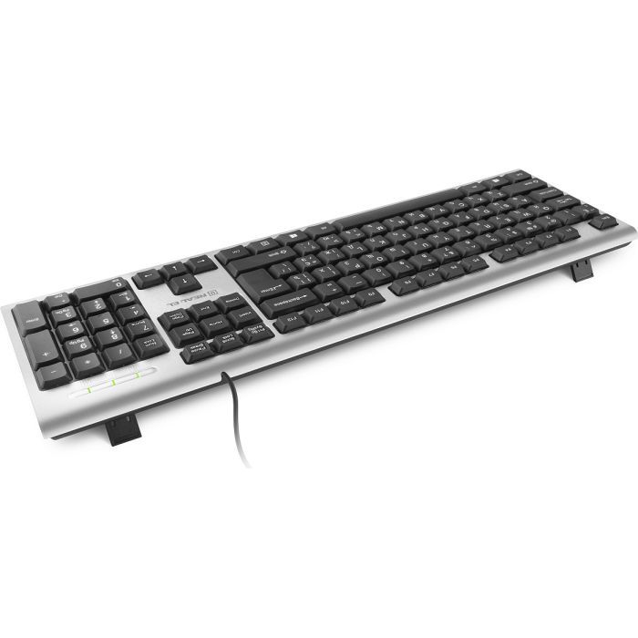 Клавиатура REAL-EL 507 Standard USB Silver изображение 6