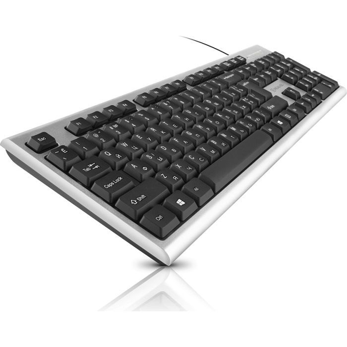 Клавиатура REAL-EL 507 Standard USB Silver изображение 7