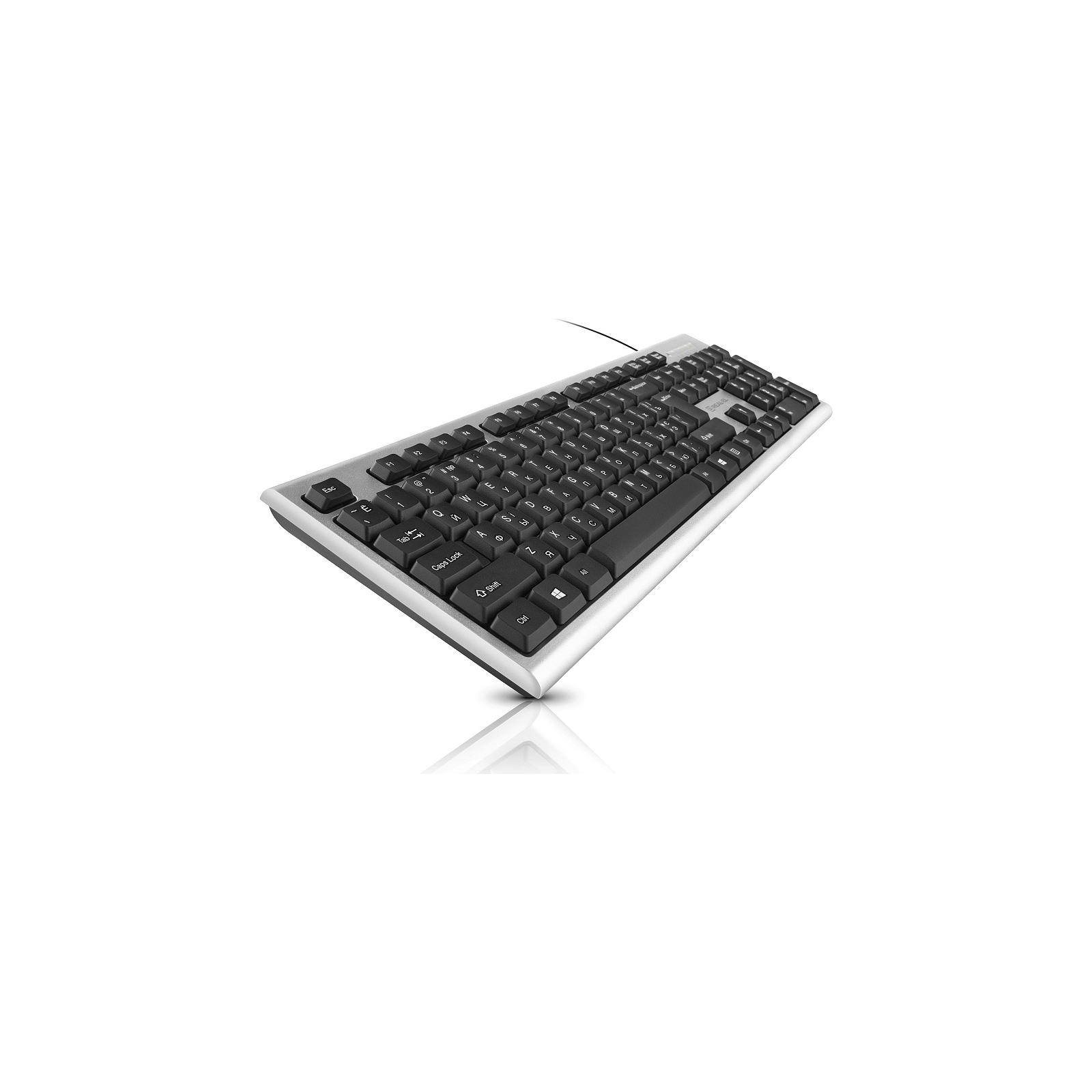 Клавіатура REAL-EL 507 Standard USB Silver зображення 7