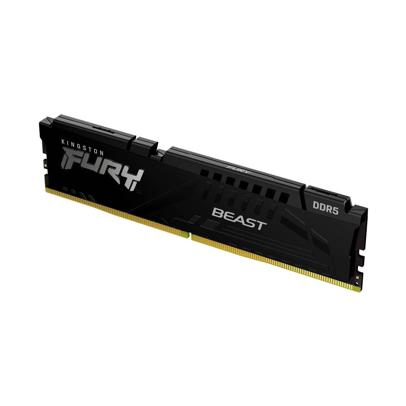 Модуль памяти для компьютера DDR5 32GB 5600 MHz Beast Black Kingston Fury (ex.HyperX) (KF556C40BB-32)