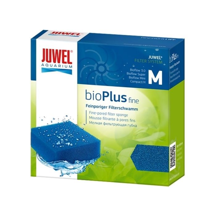 Наповнювач для акваріумного фільтра Juwel bioPlus fine дрібнопориста губка M Compact (4022573880519)