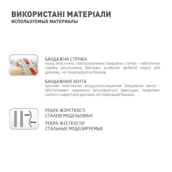 Корсет MedTextile Коректор постави еластичний з ребрами жорсткості, роз (4820137293238) изображение 6